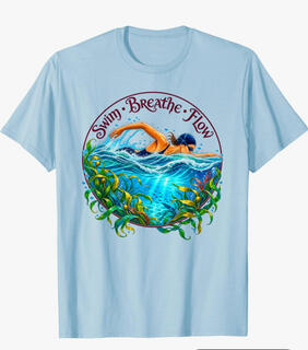Swim Breathe Flow tee Swim tee