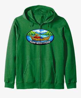 Canoe Lake zip hoodie Canoe Lake zip hoodie