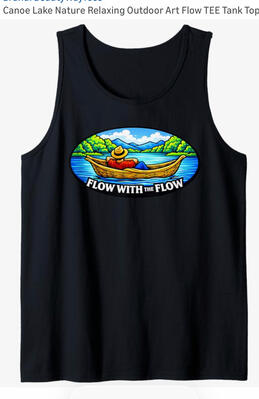 Canoe Lake tank top
