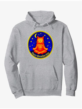 Funny, cat yoga, pose sweatshirt