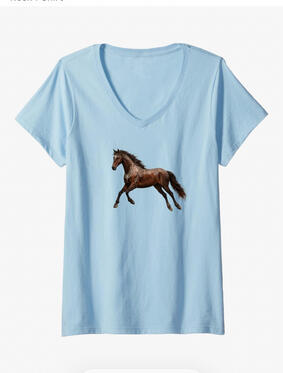 Horse lovers V Tee Horse lovers V Tee