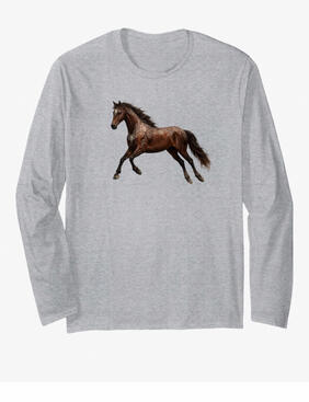 Horse lovers long sleeve T-shirt