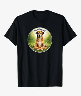 Funny yoga dog TEE