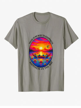 Sunset inspirational art TEE