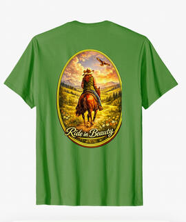 Horse lovers back printT-shirt