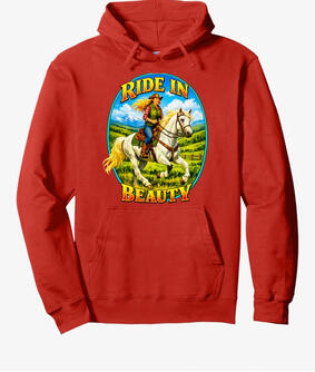 Horse lovers vintage hoodie