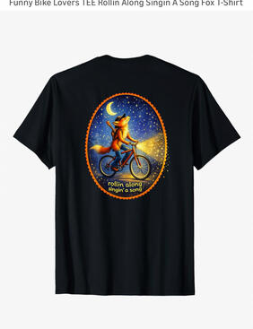 Funny fox bike TEE
