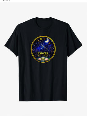 Cancer zodiac T-shirt