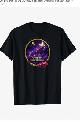 Scorpio zodiac T-shirt