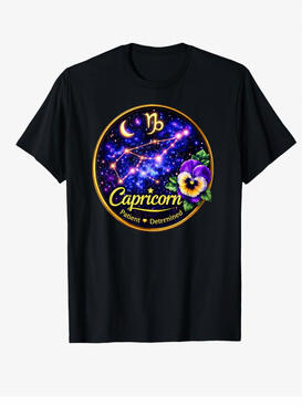 Capricorn zodiac T-shirt