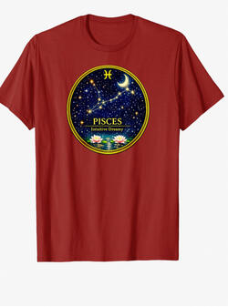 Pisces zodiac T-shirt Pisces zodiac T-shirt