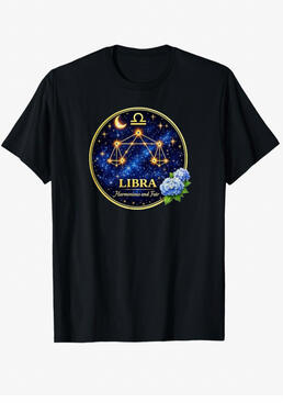 Libra zodiac T-shirt