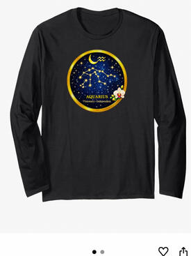 Aquarius zodiac T-shirt