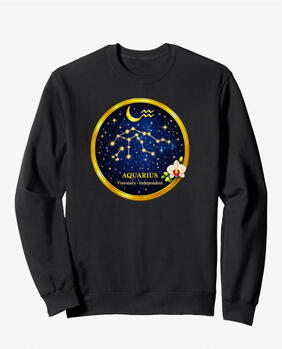 Aquarius zodiac sweatshirt Aquarius zodiac sweatshirt