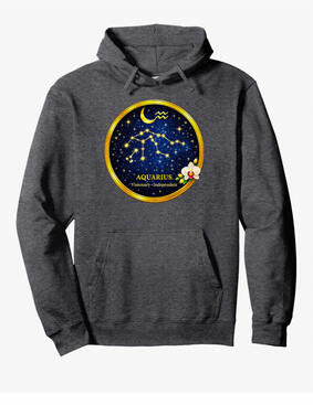 Aquarius zodiac hoodie