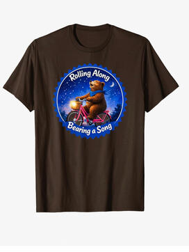 Bear bicycle rider Tee