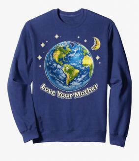 Earth Day, love your mother, sweatshirt