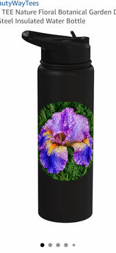 Iris FlowerLove water bottle Iris flower lover water bottle