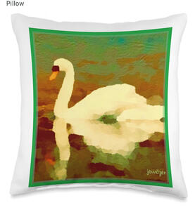 Swan Pillow Swan Pillow