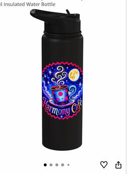 Cozy Cafe Water bottle CoY cafe water bottle
