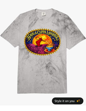 Cozy, tea, pot, humor, comfort colors, T-shirt