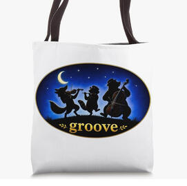 Music lover tote bag