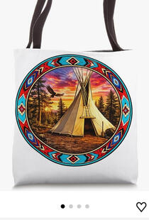 Sunset TEEPEE tote