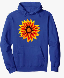 Flower lovers hoodie, original photograph, flower, symbolizes joy