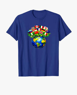 Plant harmony, hair T-shirt