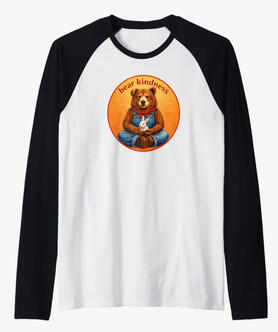 Kindness bear Raglan TEE Kindness bear Raglan TEE