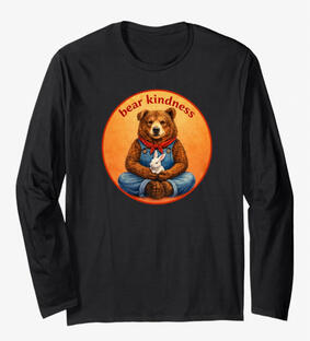Kindness bear long sleeve TEE